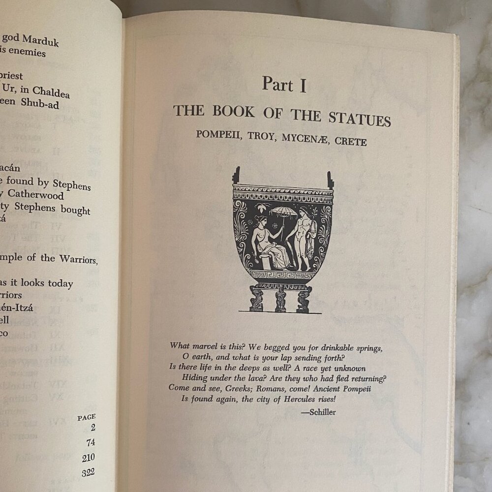 Vintage Gods Graves & Scholars Archaeology History Knoff C. W. Cream Book - Picture 10 of 11